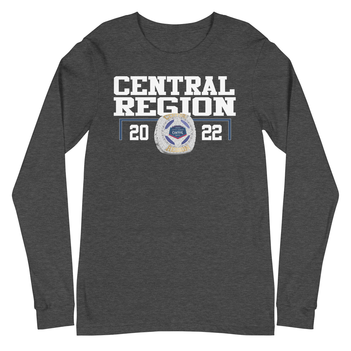 Little League Central Region 2022 Championship Style Ring Unisex Long Sleeve Tee