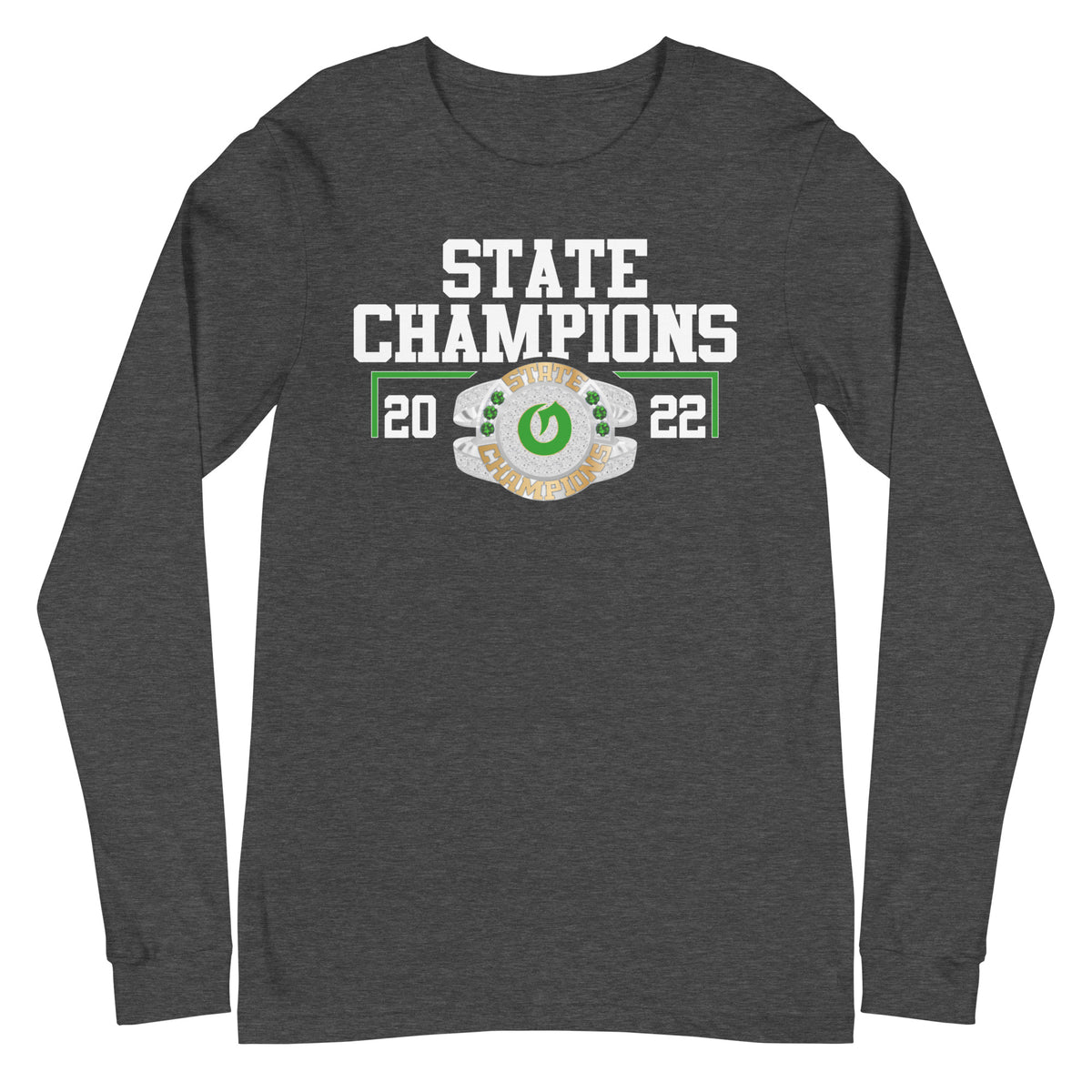 Olympus High School Swimming &amp; Diving 2022 Fashion State Championship Ring Unisex Long Sleeve Tee