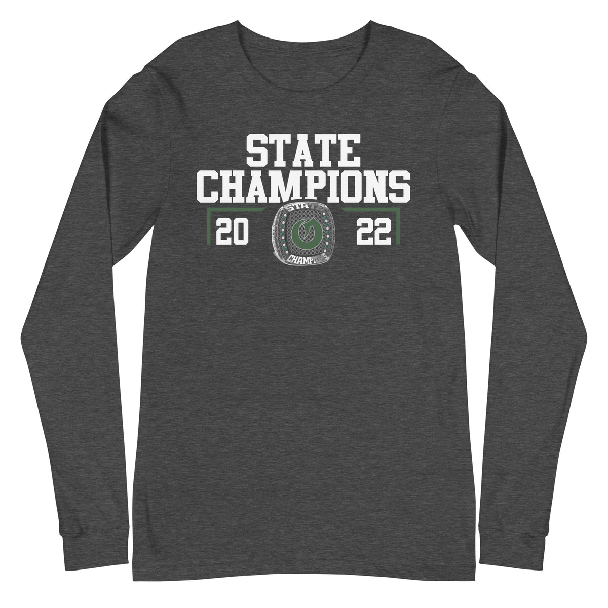 Olympus High School Swimming &amp; Diving 2022 State Championship Ring Unisex Long Sleeve Tee