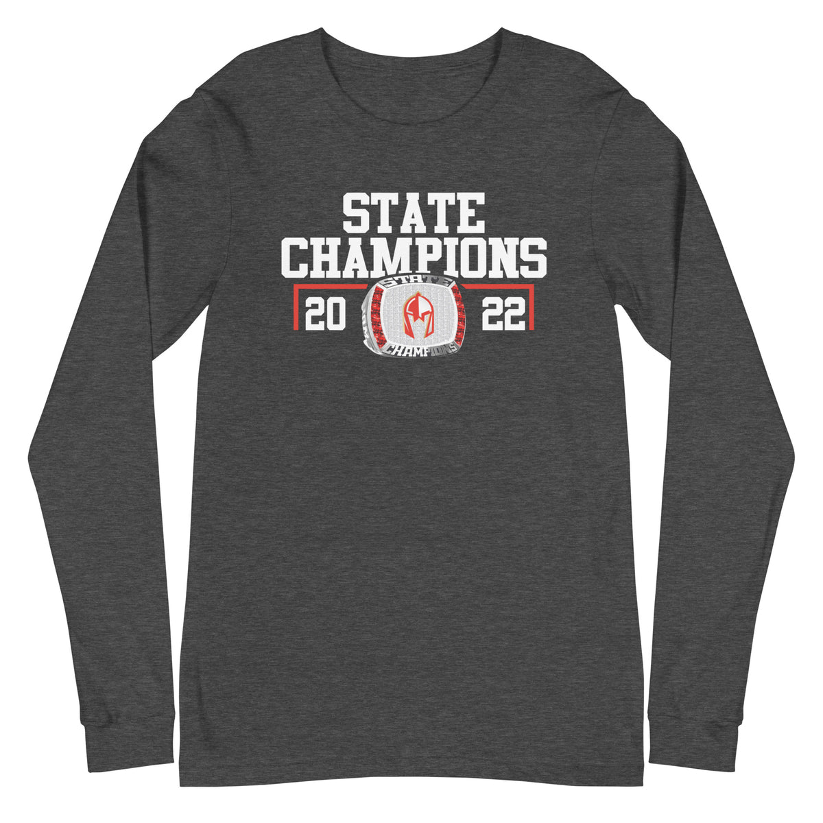 Christ Academy Men’s Basketball 2022 State Championship Ring Unisex Long Sleeve Tee