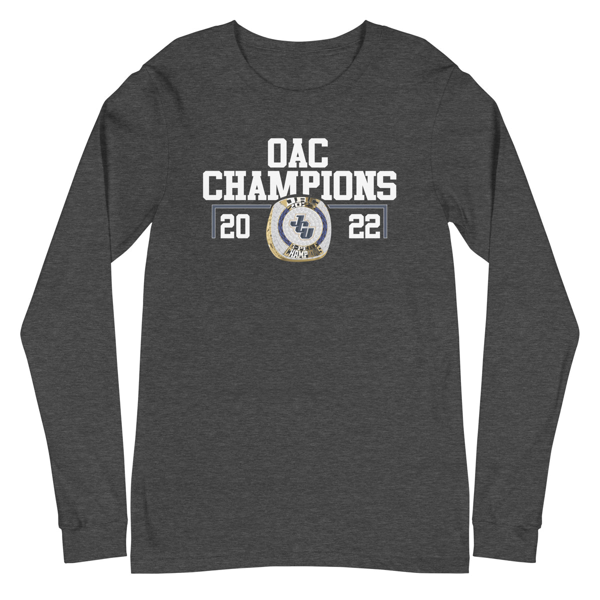 John Carrol University 6-Peat OAC Champions Unisex Long Sleeve Tee