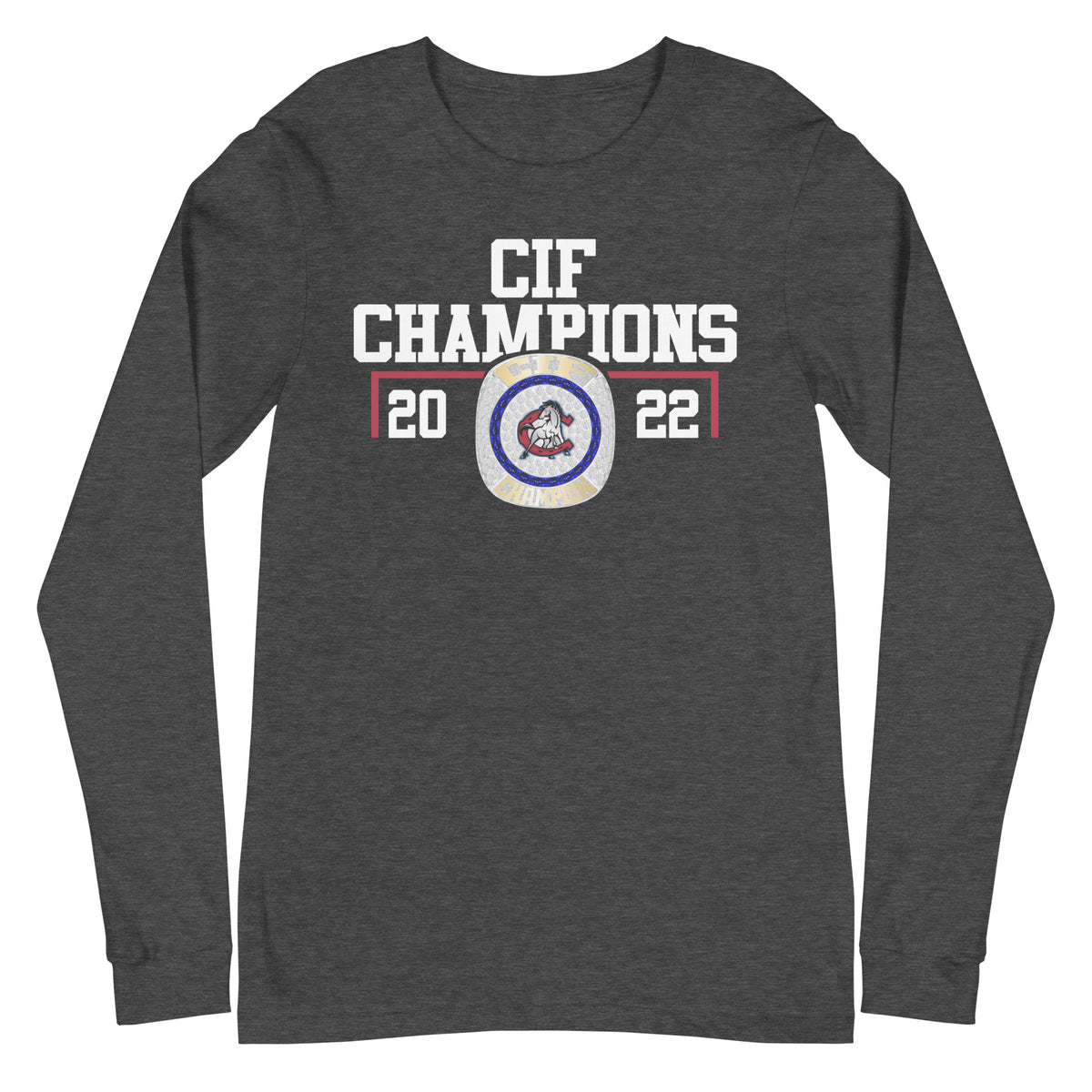 Crawford High Wrestling 2022 State Championship Pendant Unisex Long Sleeve Tee