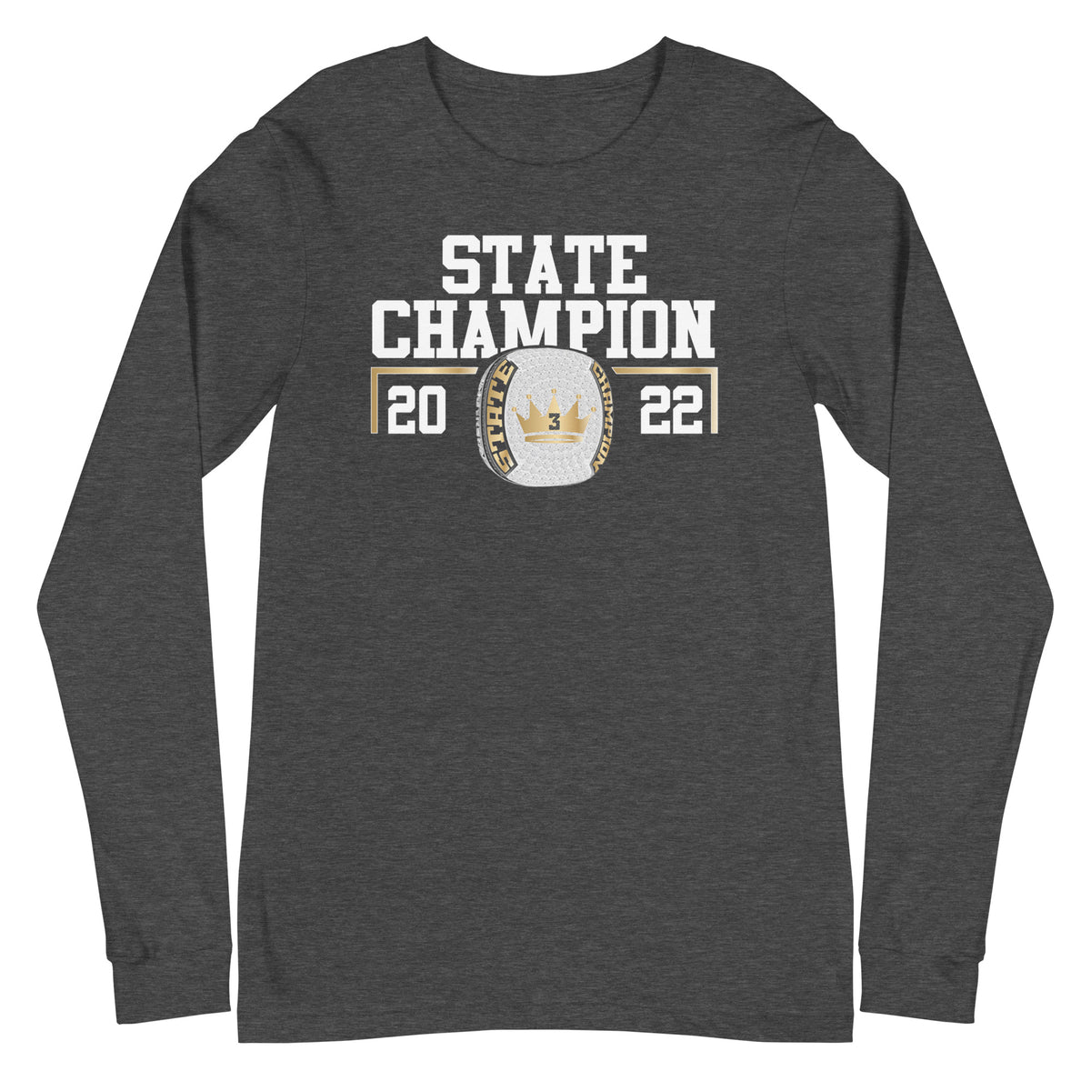 Mountain Island Charter High School State Champions (Indy Ring) Unisex Long Sleeve Tee