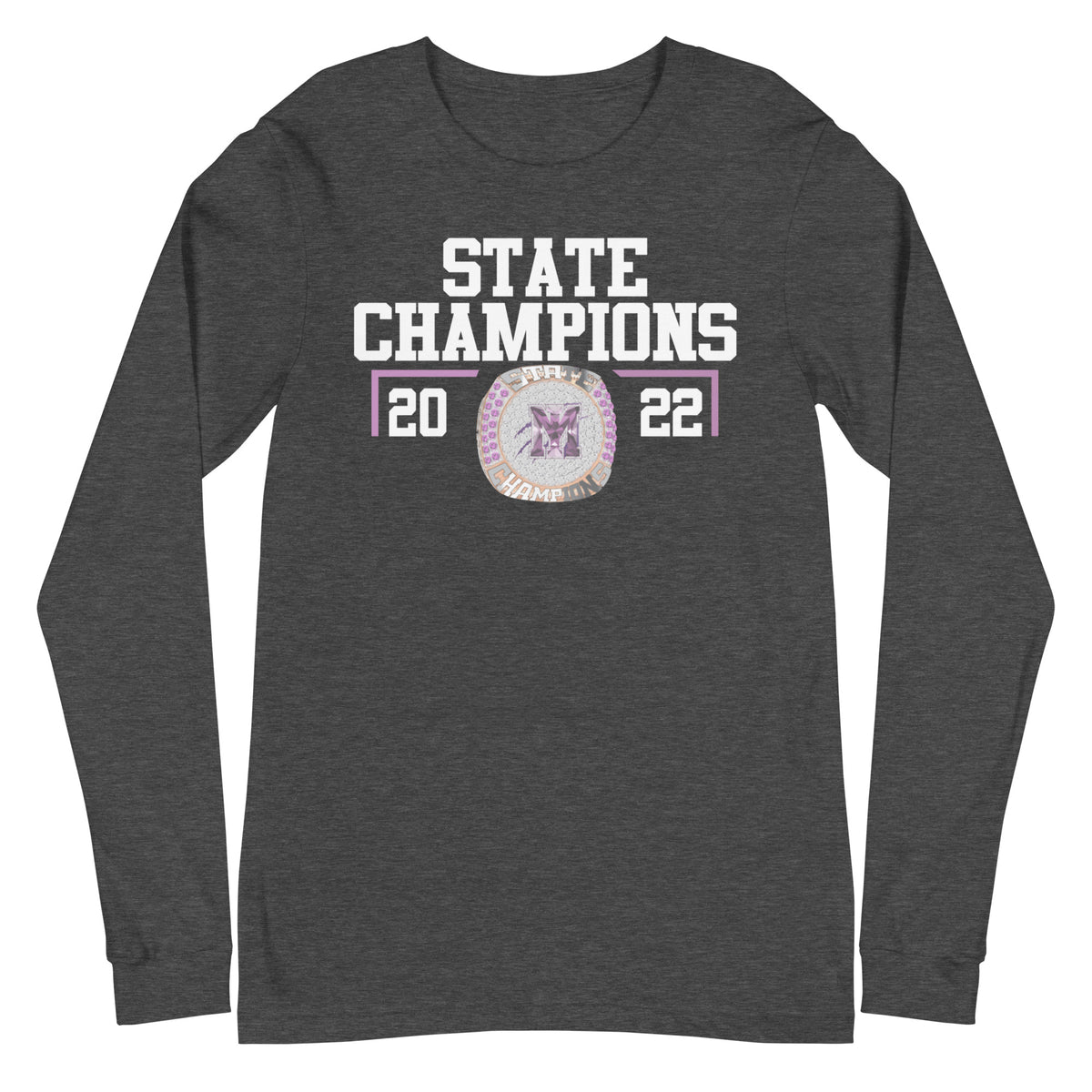 Mountain Island Charter High School State Champions (Girls Ring) Unisex Long Sleeve Tee