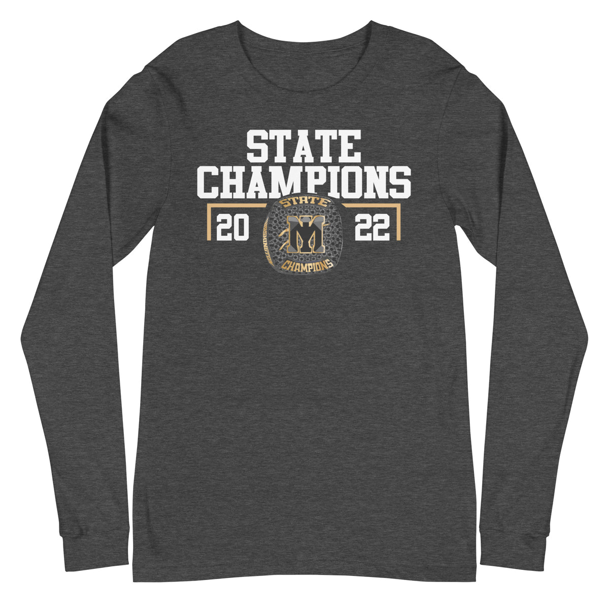Mountain Island Charter High School State Champions (Boys Relay Ring) Unisex Long Sleeve Tee