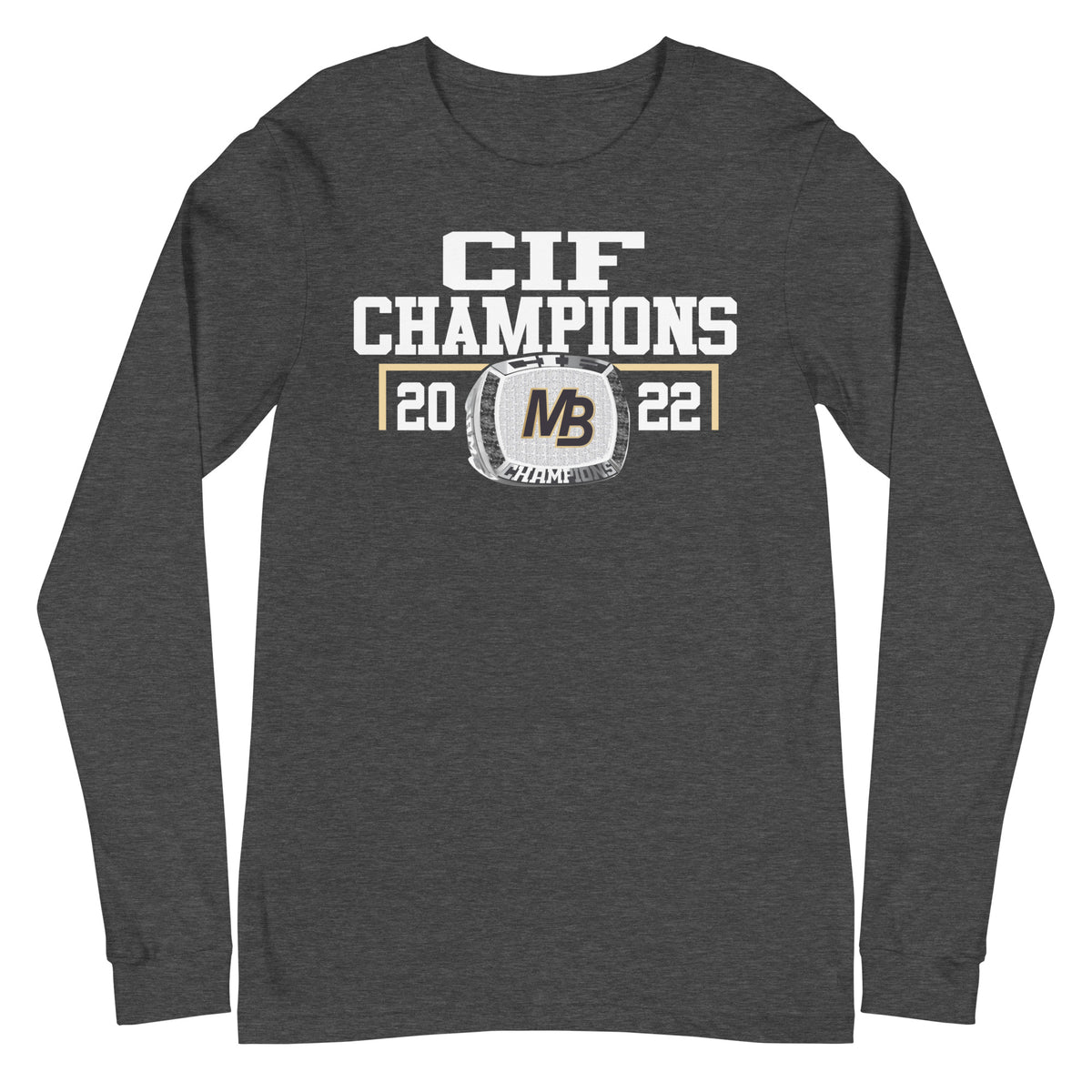Mission Bay High School CIF Champions Unisex Long Sleeve Tee