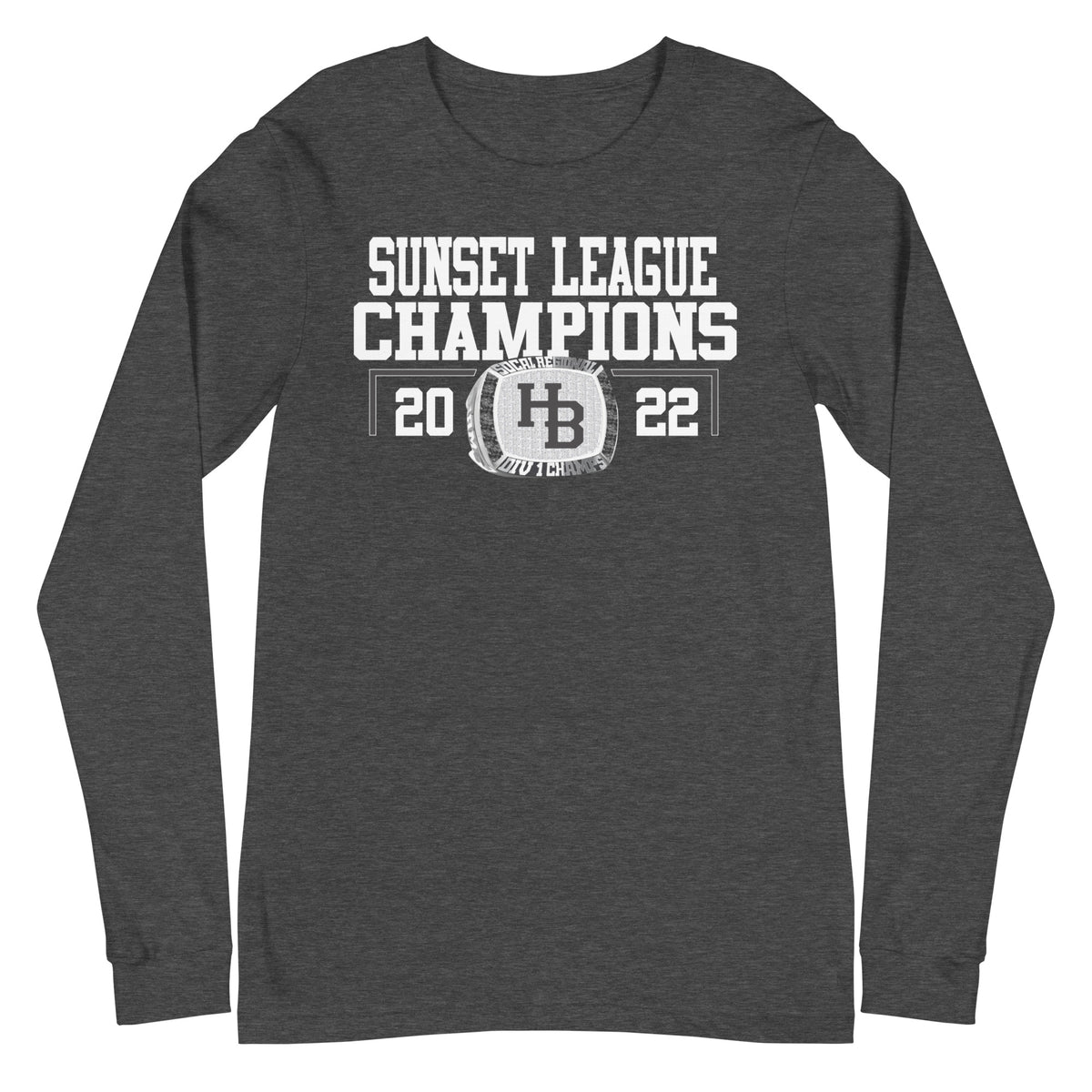 Huntington Beach High School Sunset League Champions Unisex Long Sleeve Tee