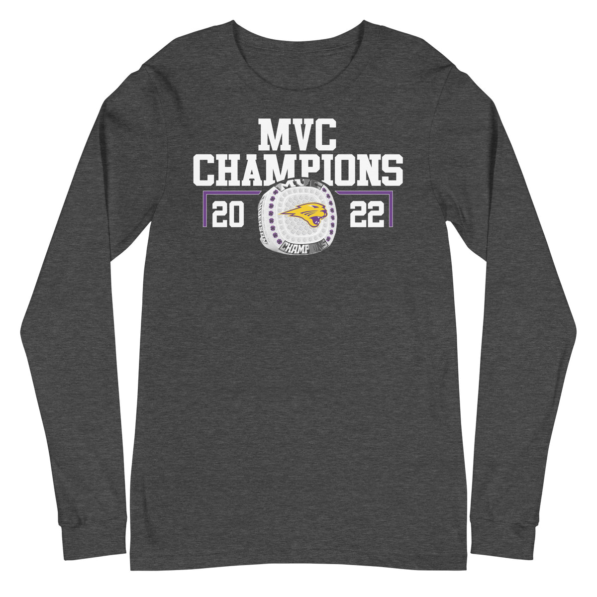 University of Northern Iowa MVC Champions Unisex Long Sleeve Tee