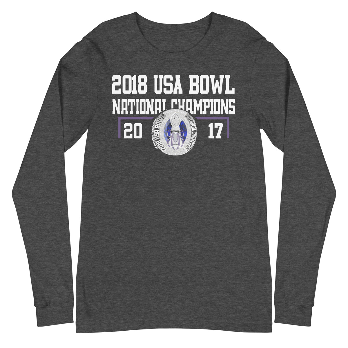Desoto Tarantulas USA Bowl National Champions Unisex Long Sleeve Tee