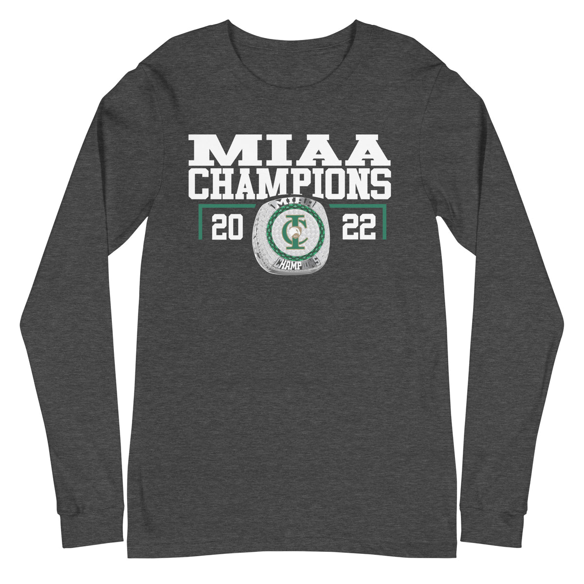 Indian Creek 2022 MIAA Championship Ring Unisex Long Sleeve Tee