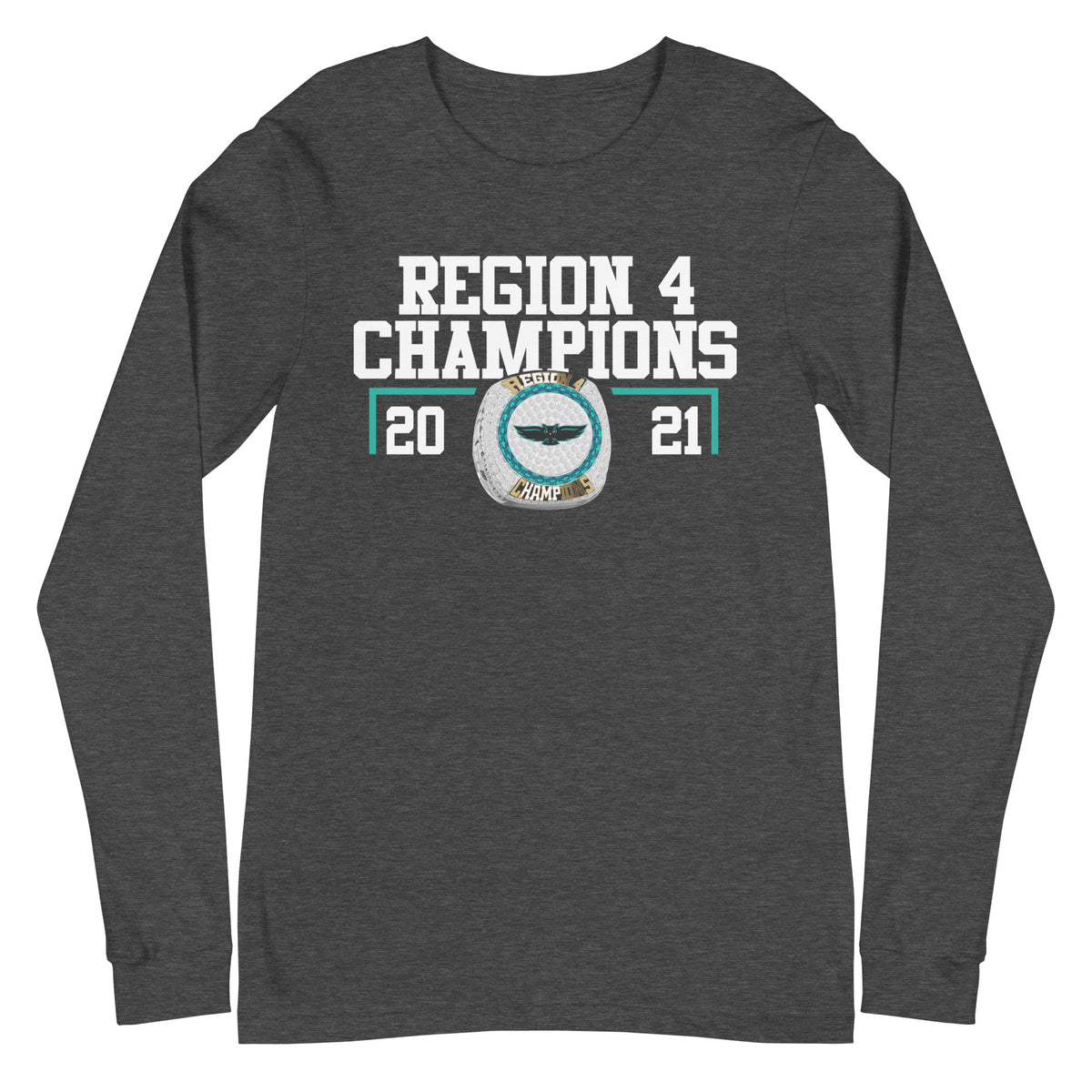 Oaken Community College 2022 Region 4 Championship Ring Unisex Long Sleeve Tee