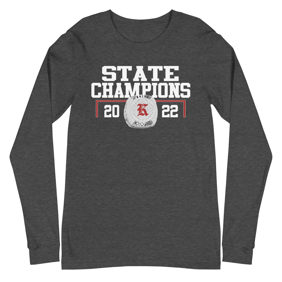 John F Kennedy High School 2022 State Championship Ring Unisex Long Sleeve Tee