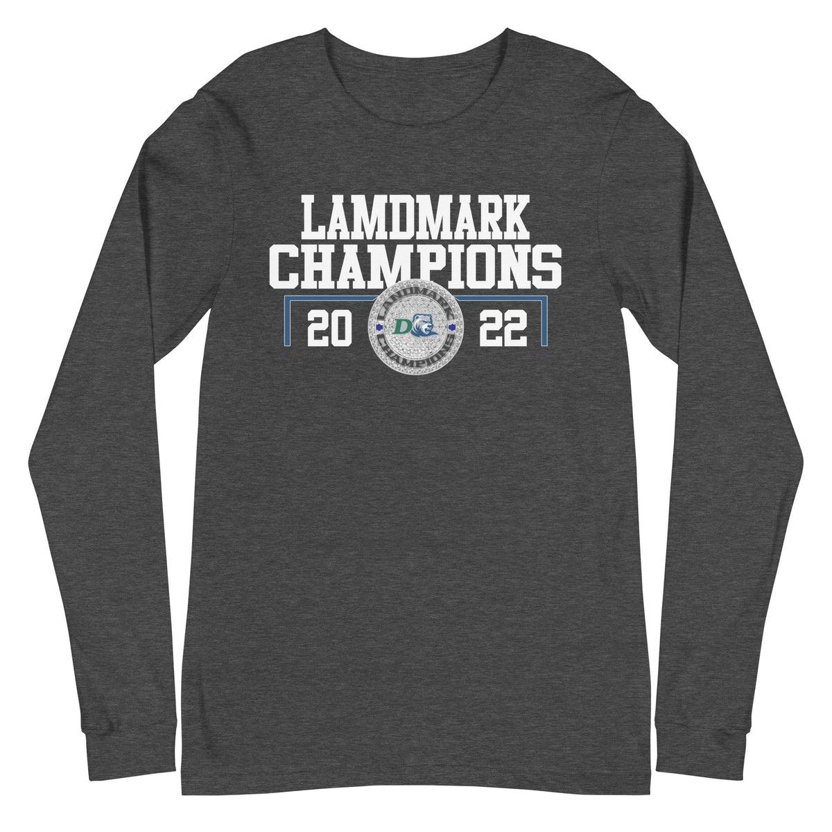 Drew College 2022 Landmark Championship Ring Unisex Long Sleeve Tee