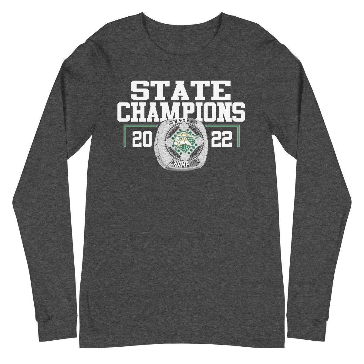 North Smithfield High School 2022 State Championship Ring Unisex Long Sleeve Tee