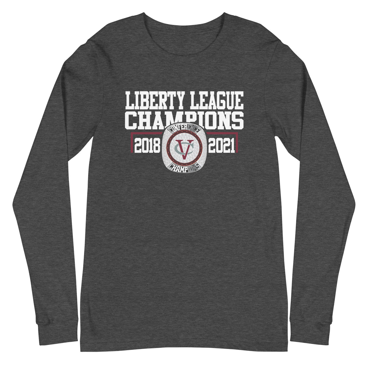 Vassar College Field Hockey 2022 Conference Championship Ring Unisex Long Sleeve Tee