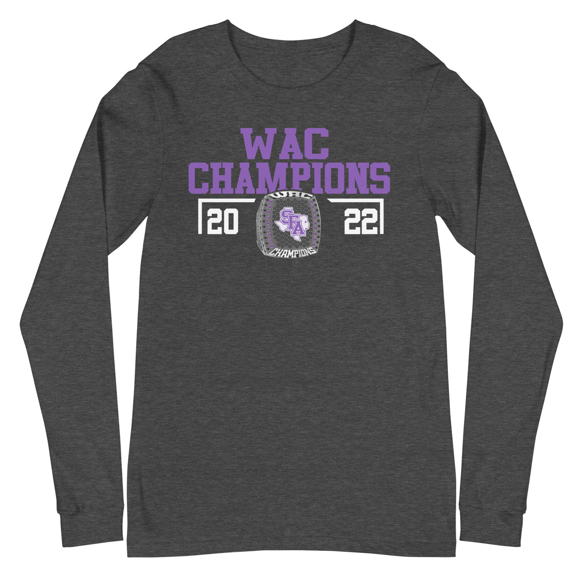 Stephen F Austin State University WAC Champions Unisex Long Sleeve Tee