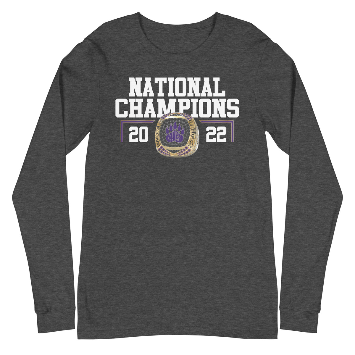 Western Mass Blitzen Bears National Champions Unisex Long Sleeve Tee