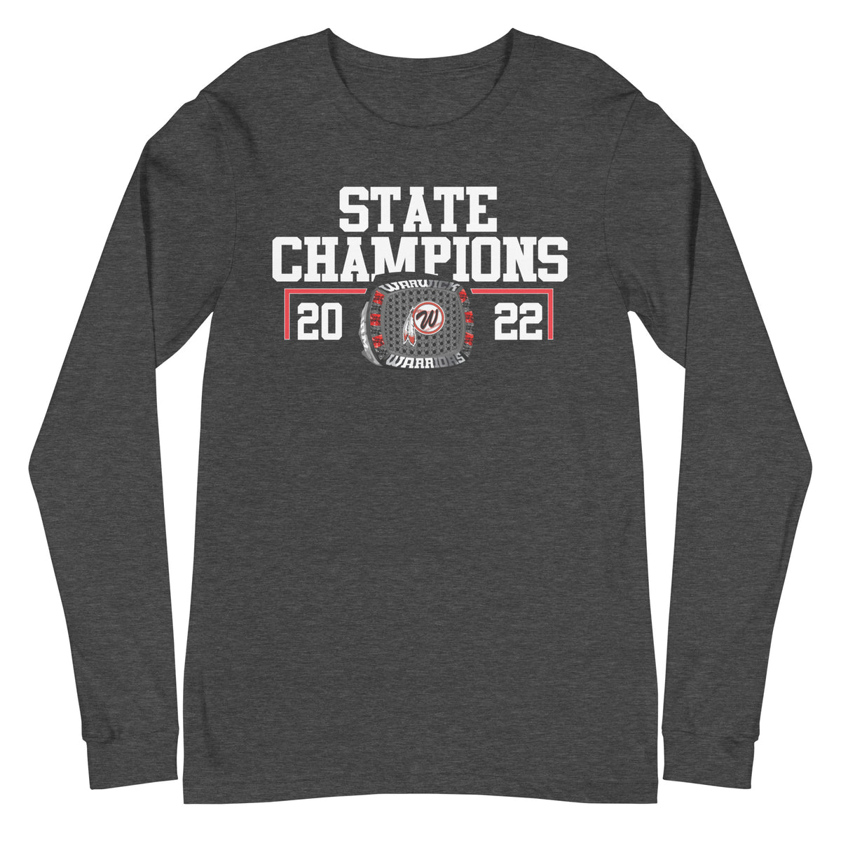 Warwick High School State Champions Unisex Long Sleeve Tee