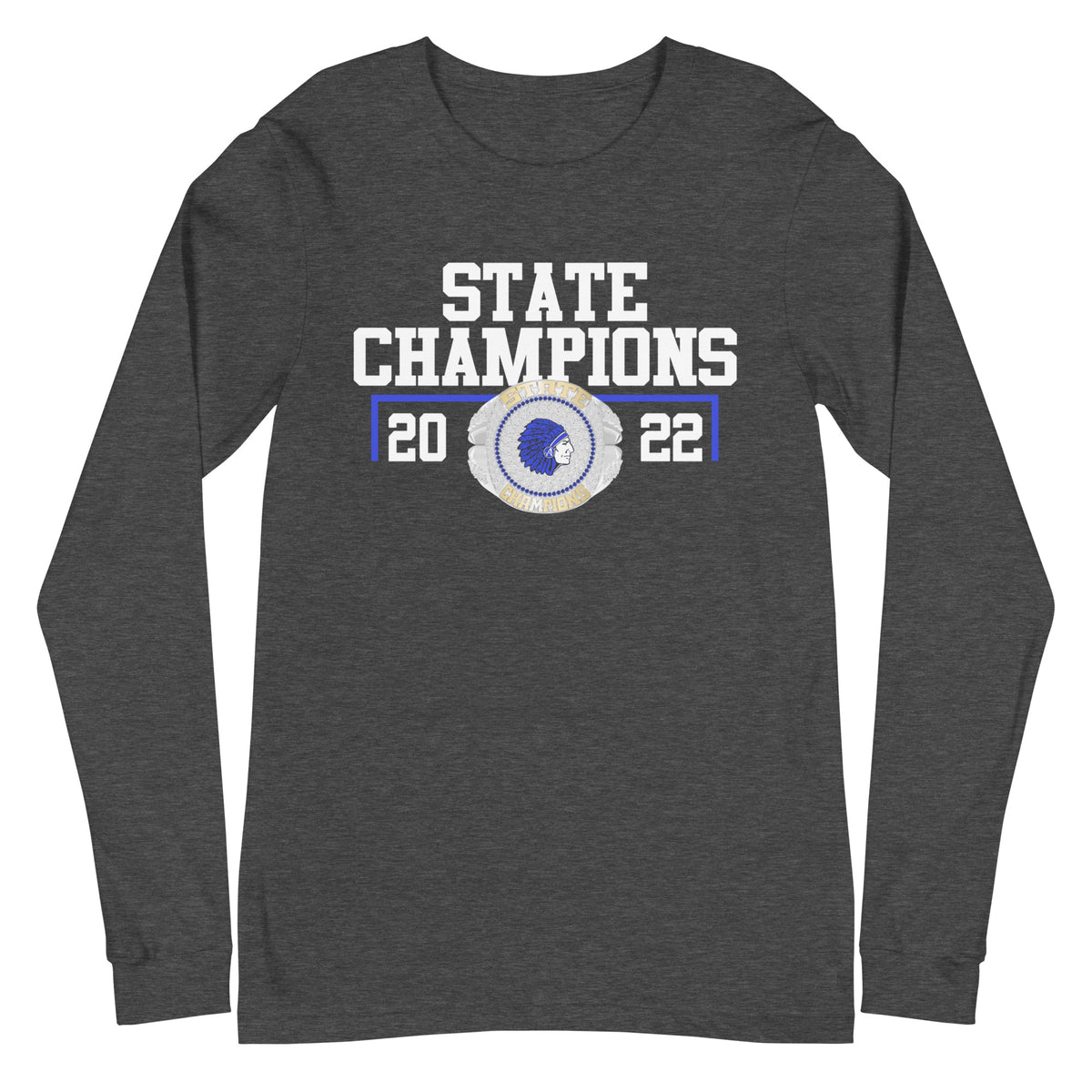 Allegany High School 2022 Fashion State Championship Ring Unisex Long Sleeve Tee