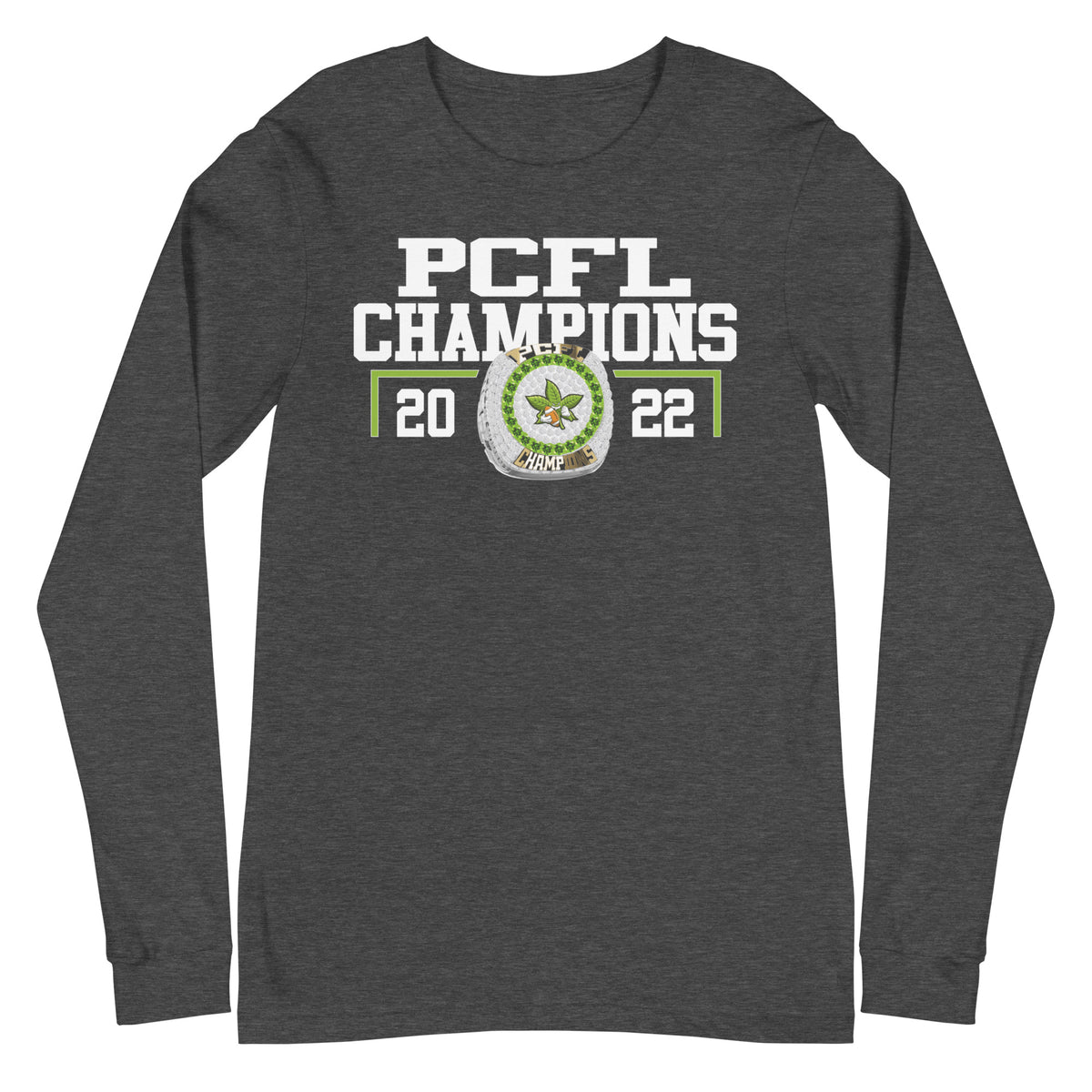 California Buckeyes 2022 PCFL Championship Ring Unisex Long Sleeve Tee