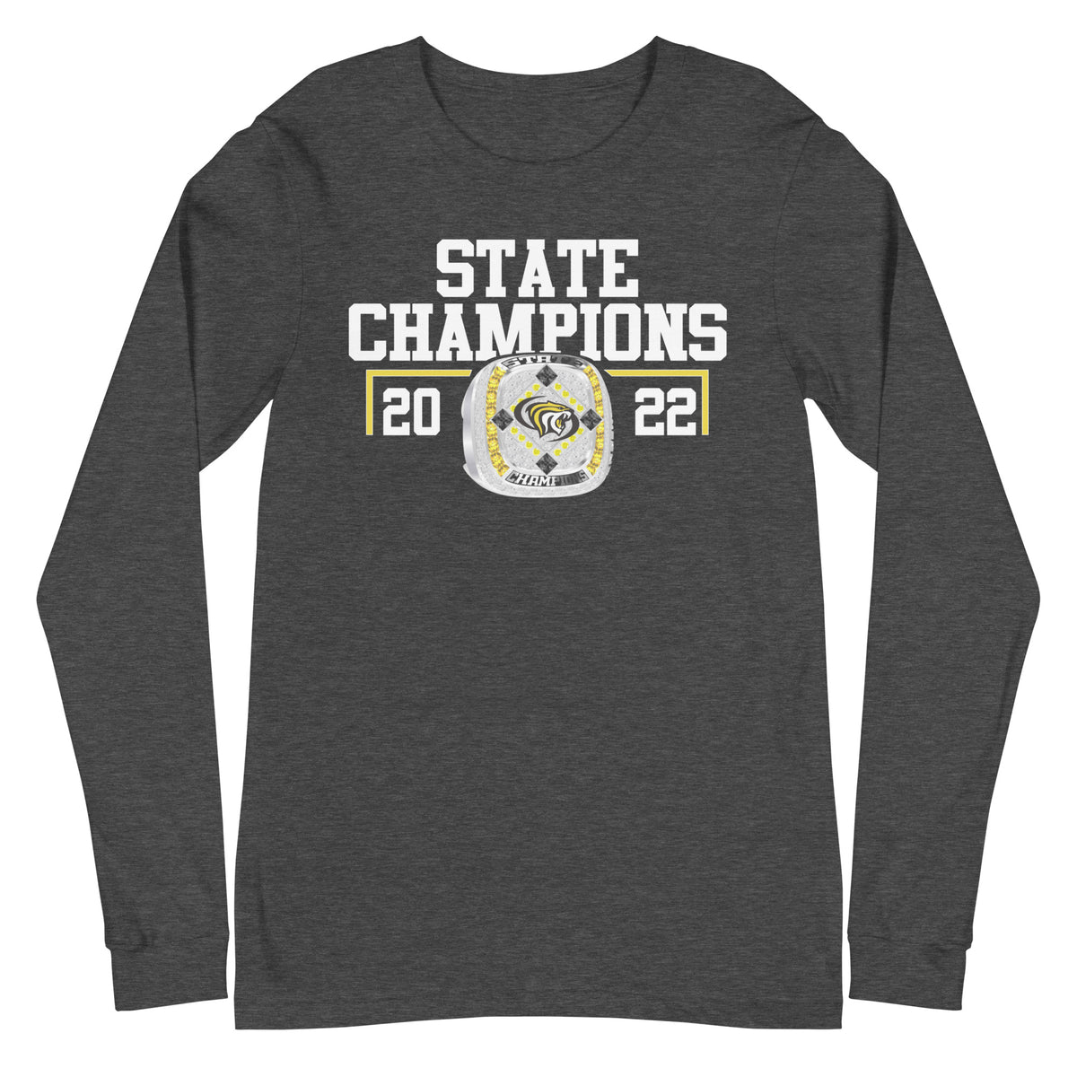 New London CSD 2022 State Championship Ring Unisex Long Sleeve Tee