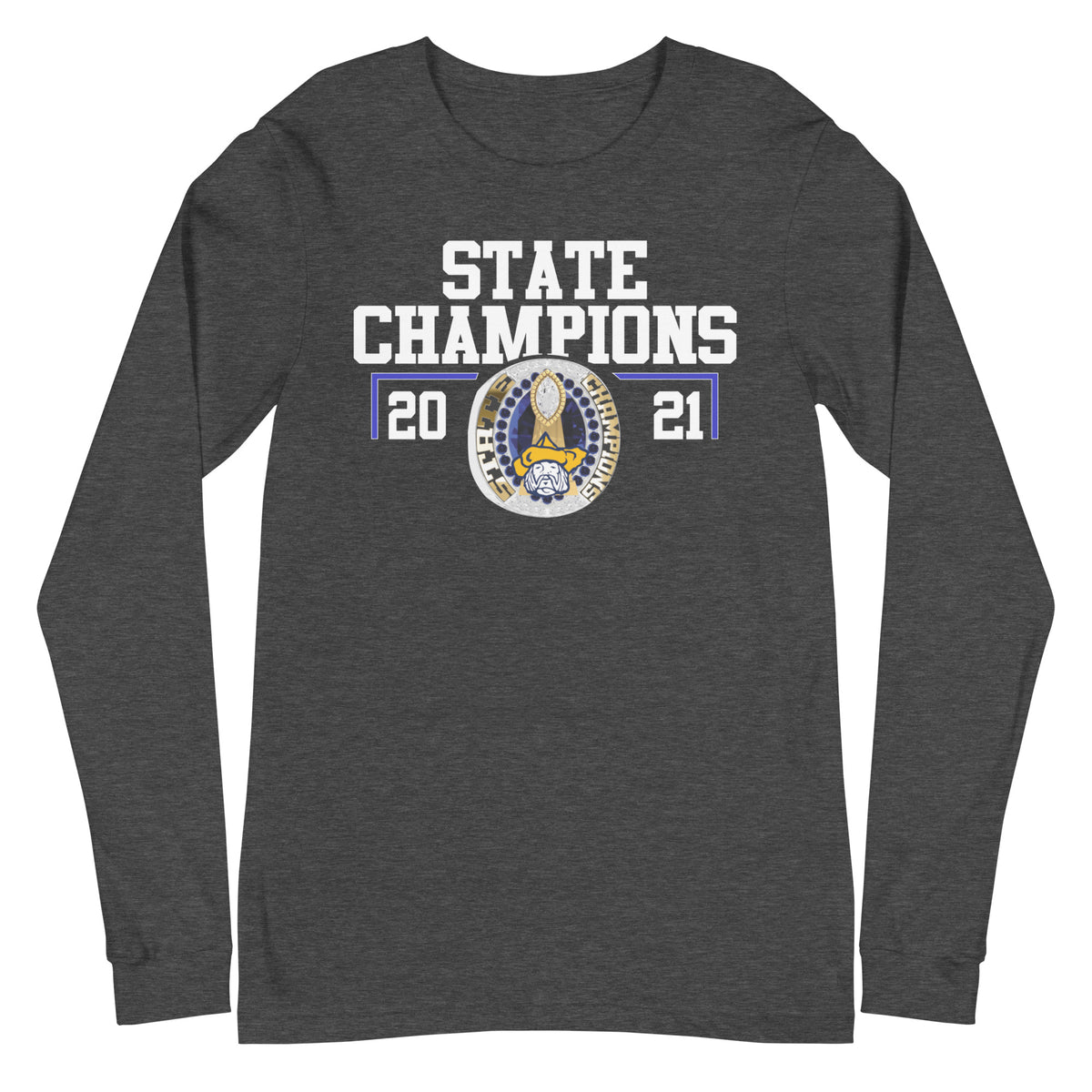Polo High School 2021 State Championship Ring Unisex Long Sleeve Tee