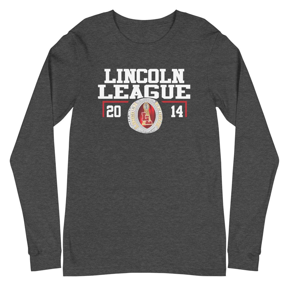Lincoln League 2014 Championship Ring Unisex Long Sleeve Tee