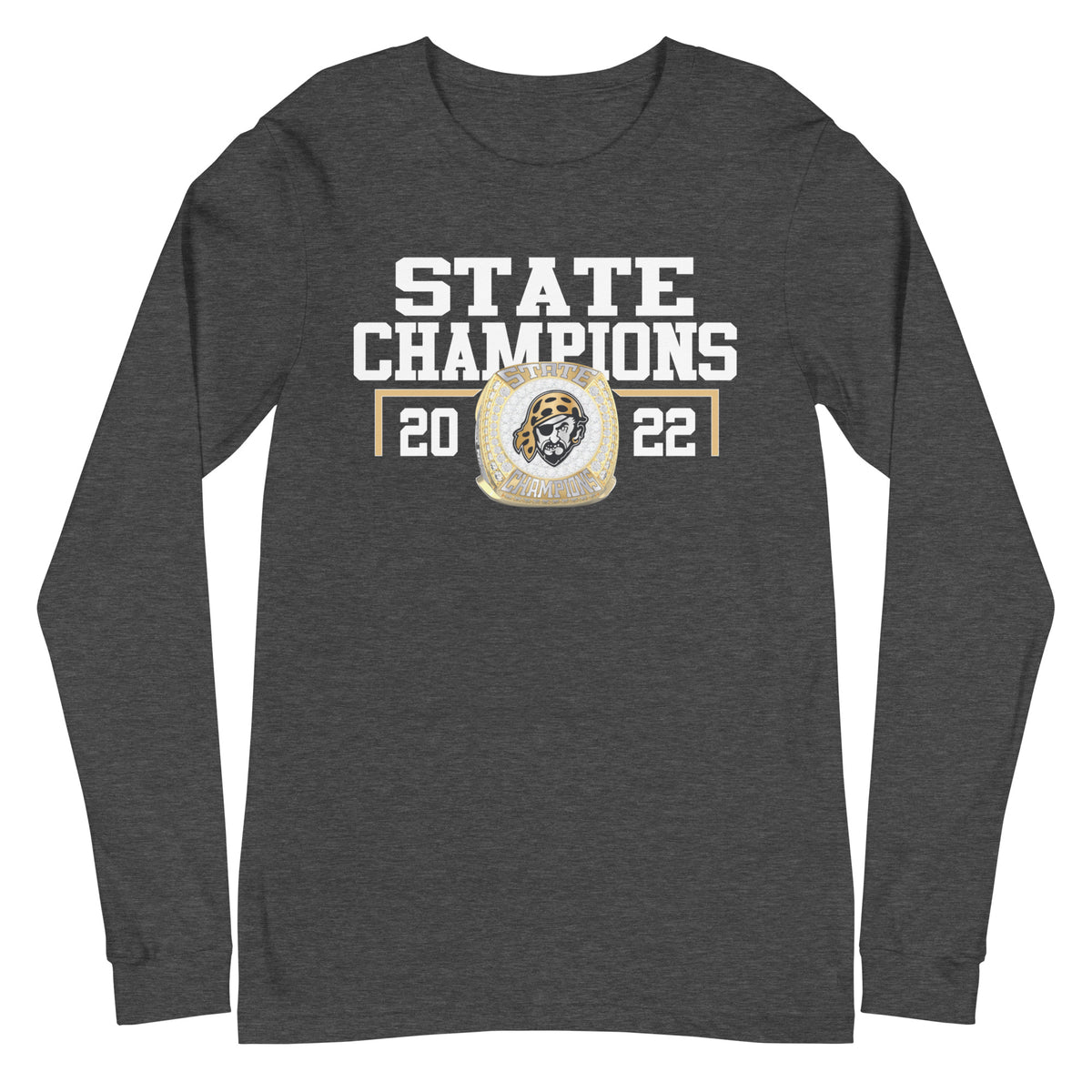 Perquimans County 2022 State Championship Ring Unisex Long Sleeve Tee