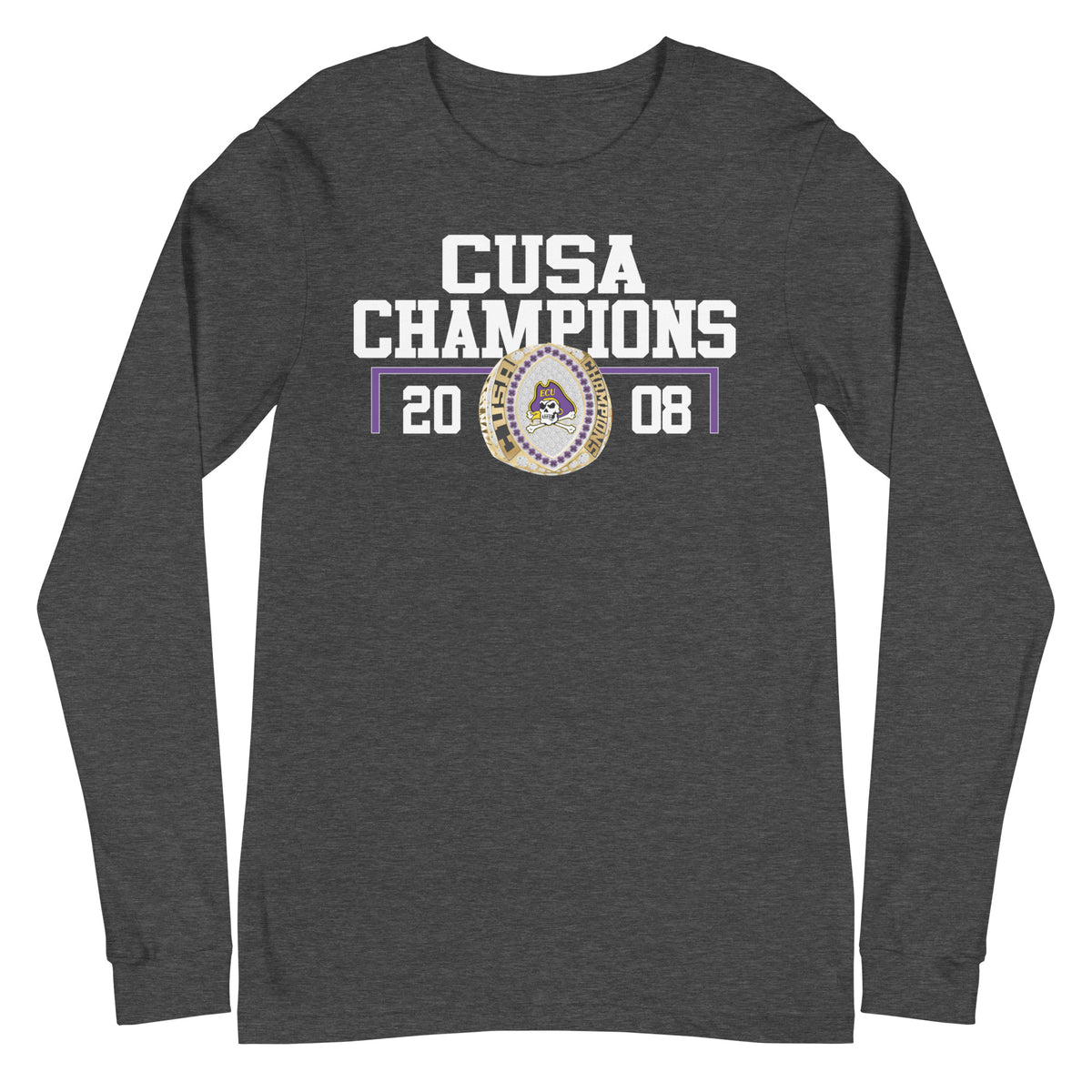 East Carolina University CUSA Champions Unisex Long Sleeve Tee