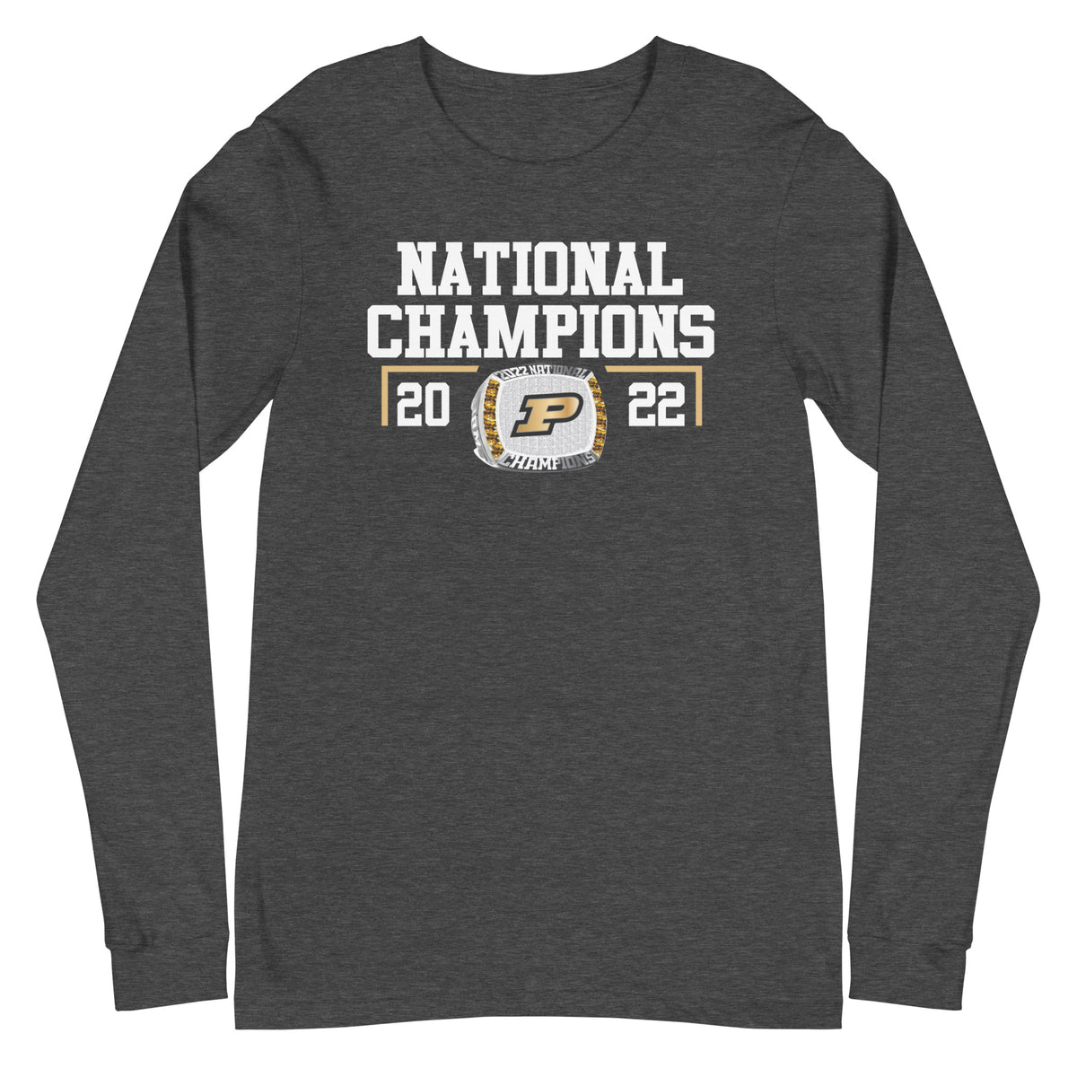 Purdue University Club Basketball National Champions Unisex Long Sleeve Tee