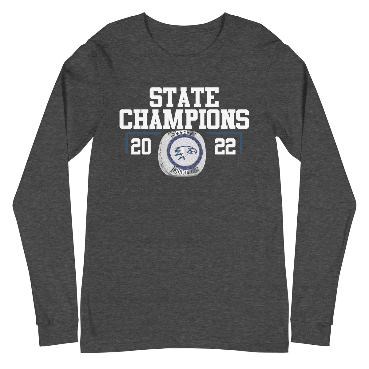 Vista Del Lago High School 2022 State Championship Ring Unisex Long Sleeve Tee