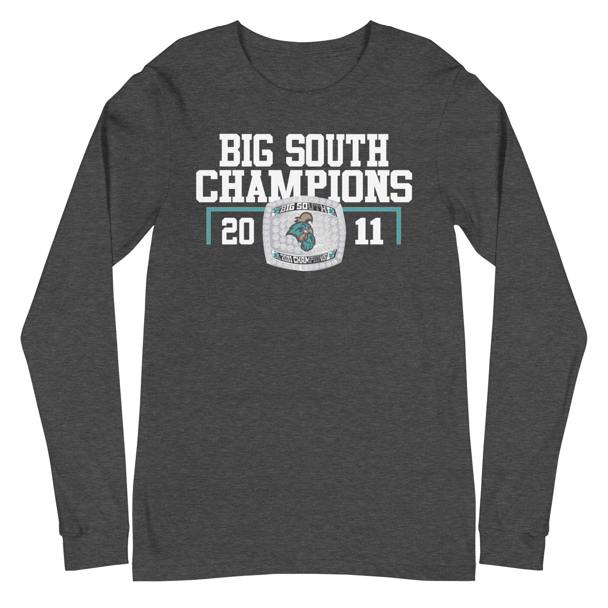 Coastal Carolina Big South 2011 Champions Unisex Long Sleeve Tee