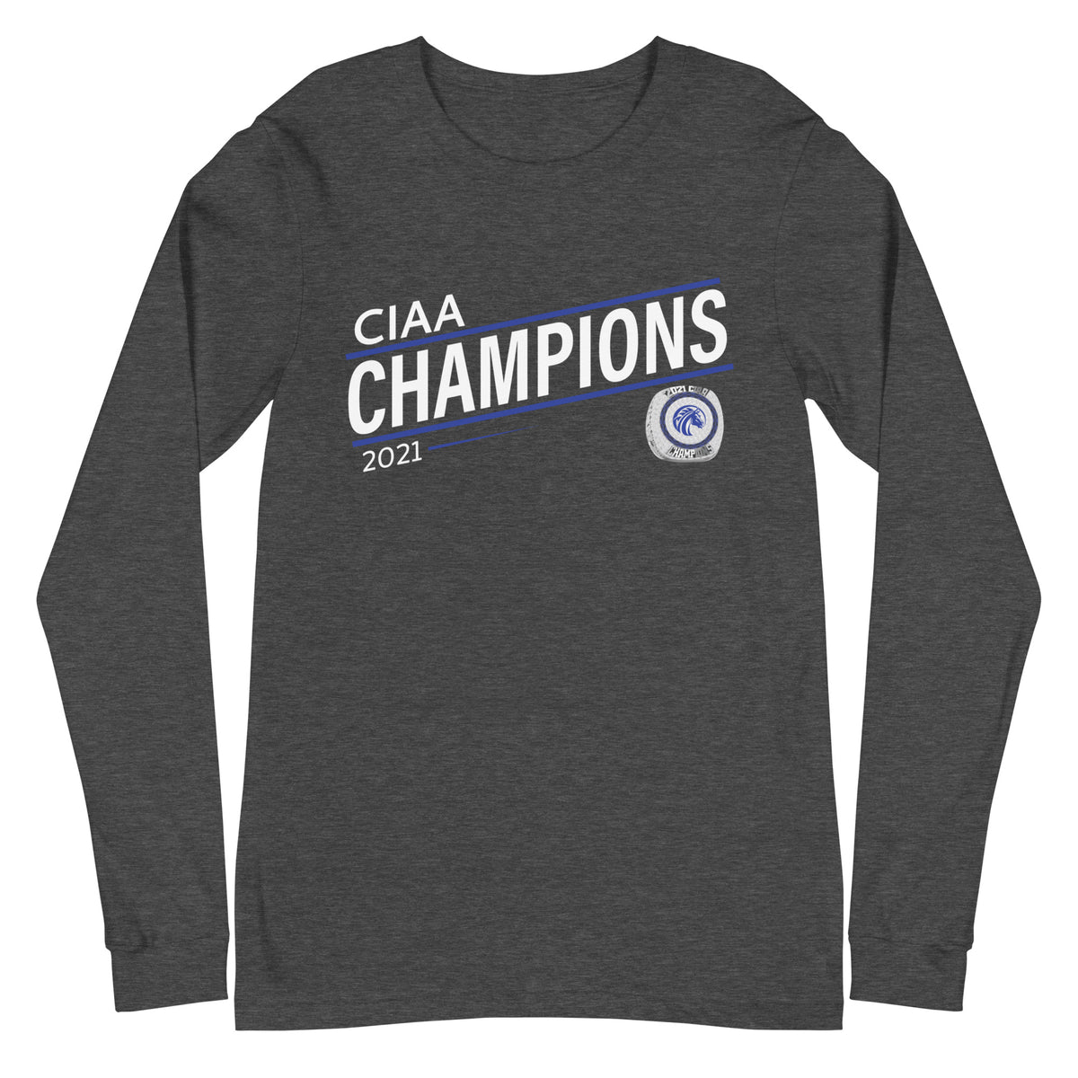 Fayetteville State University 2021 CIAA Championship Ring Unisex Long Sleeve Tee