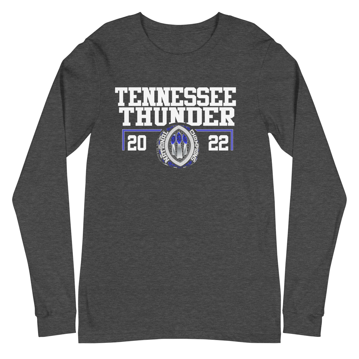 Tennessee Thunder Women’s Football National Champions Unisex Long Sleeve Tee