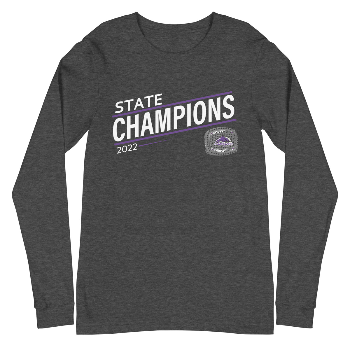 Pearl City 2022 State Championship Ring Unisex Long Sleeve Tee