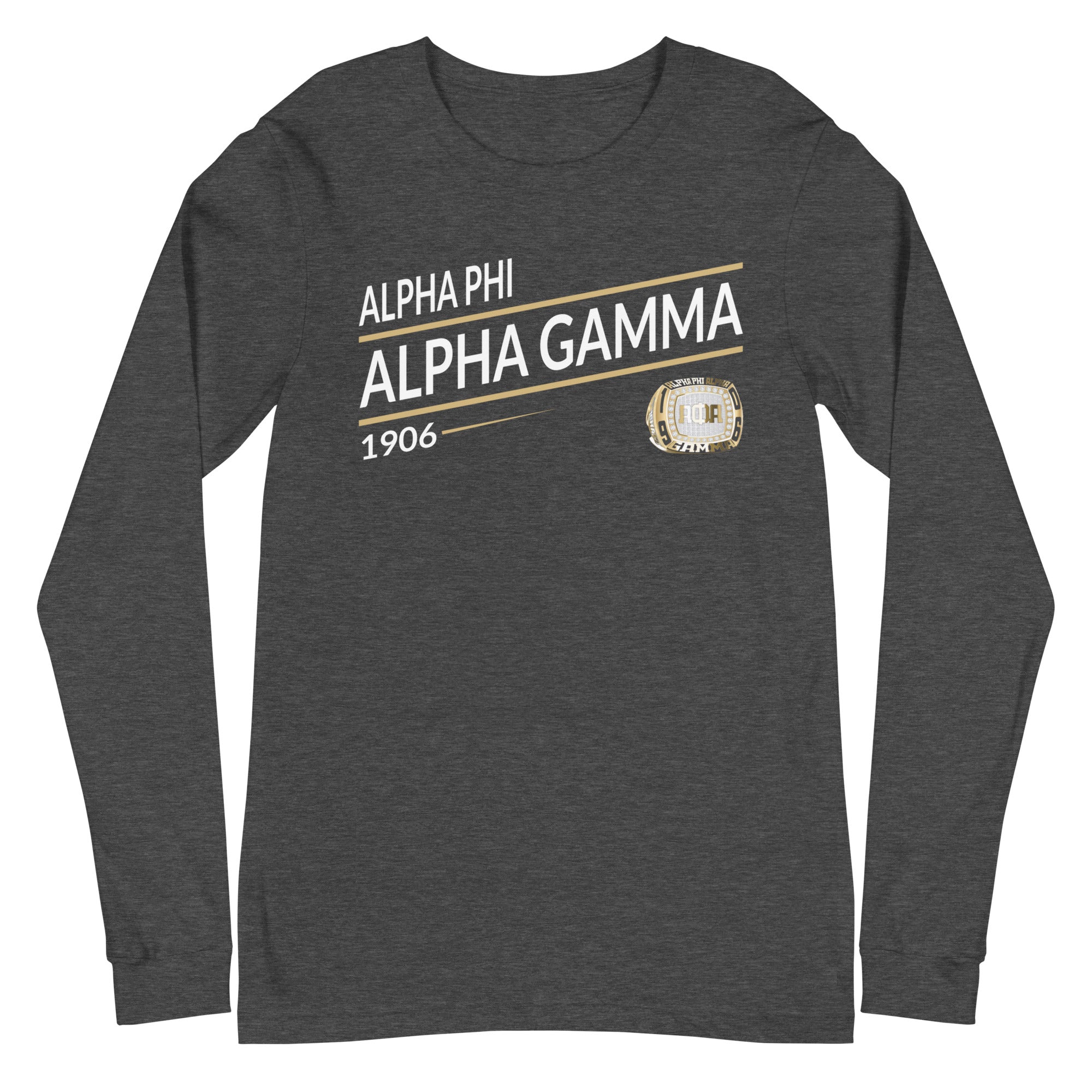 Alpha Phi Alpha 1906 Championship Ring Unisex Long Sleeve Tee