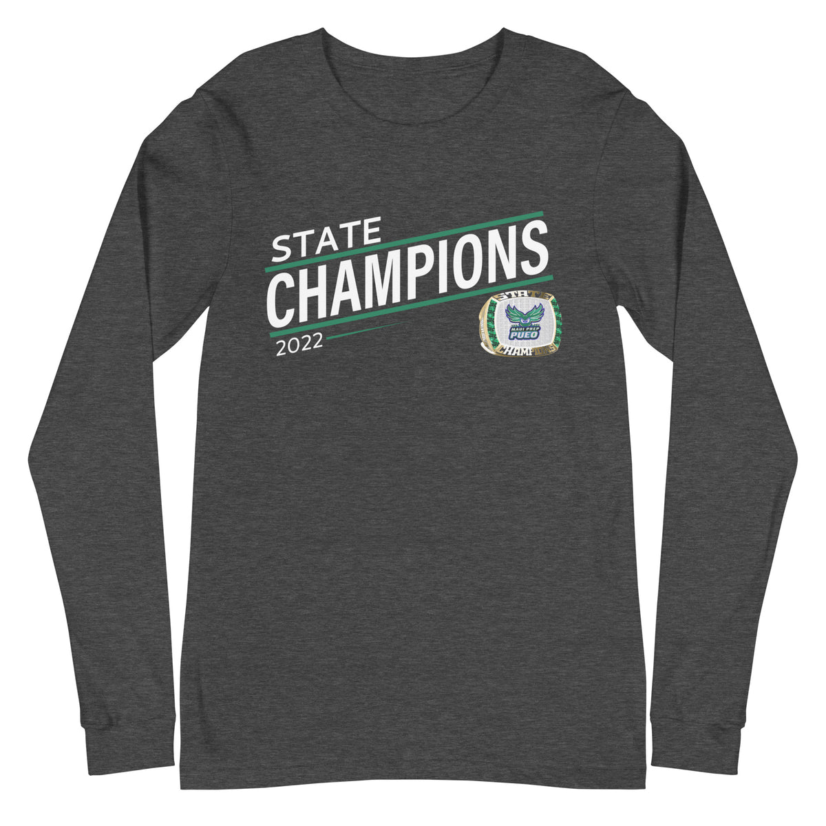 Maui Preparatory Academy 2022 State Championship Ring Unisex Long Sleeve Tee