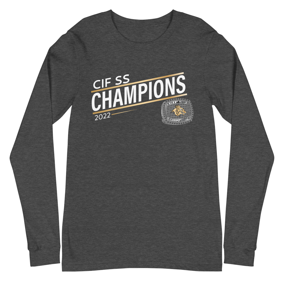 Calabasas High School 2022 CIF SS Championship Ring Unisex Long Sleeve Tee