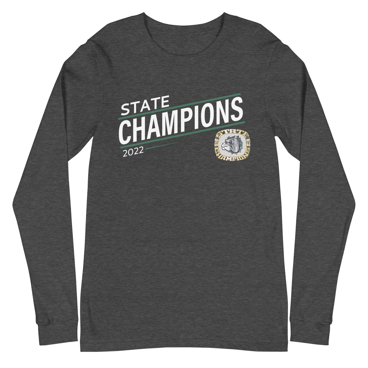 Melbourne High School Gold 2022 State Championship Ring Unisex Long Sleeve Tee