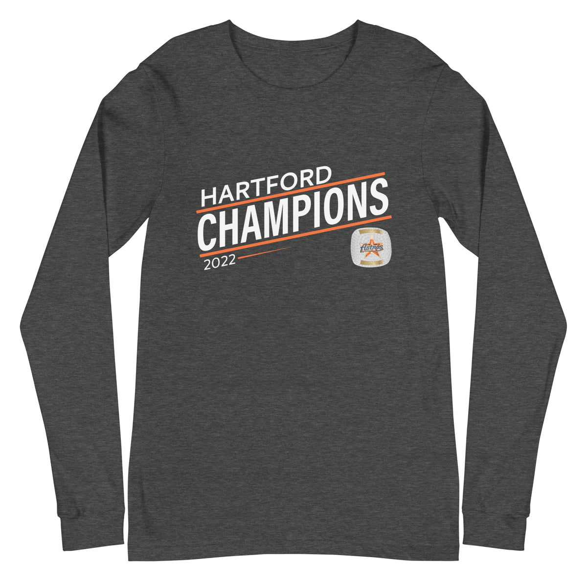 Old Timers Baseball 2022 Hartford Champions Ring Unisex Long Sleeve Tee