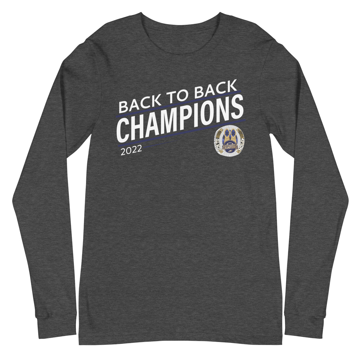 Long Island Eagles Back-To-Back Champions Unisex Long Sleeve Tee
