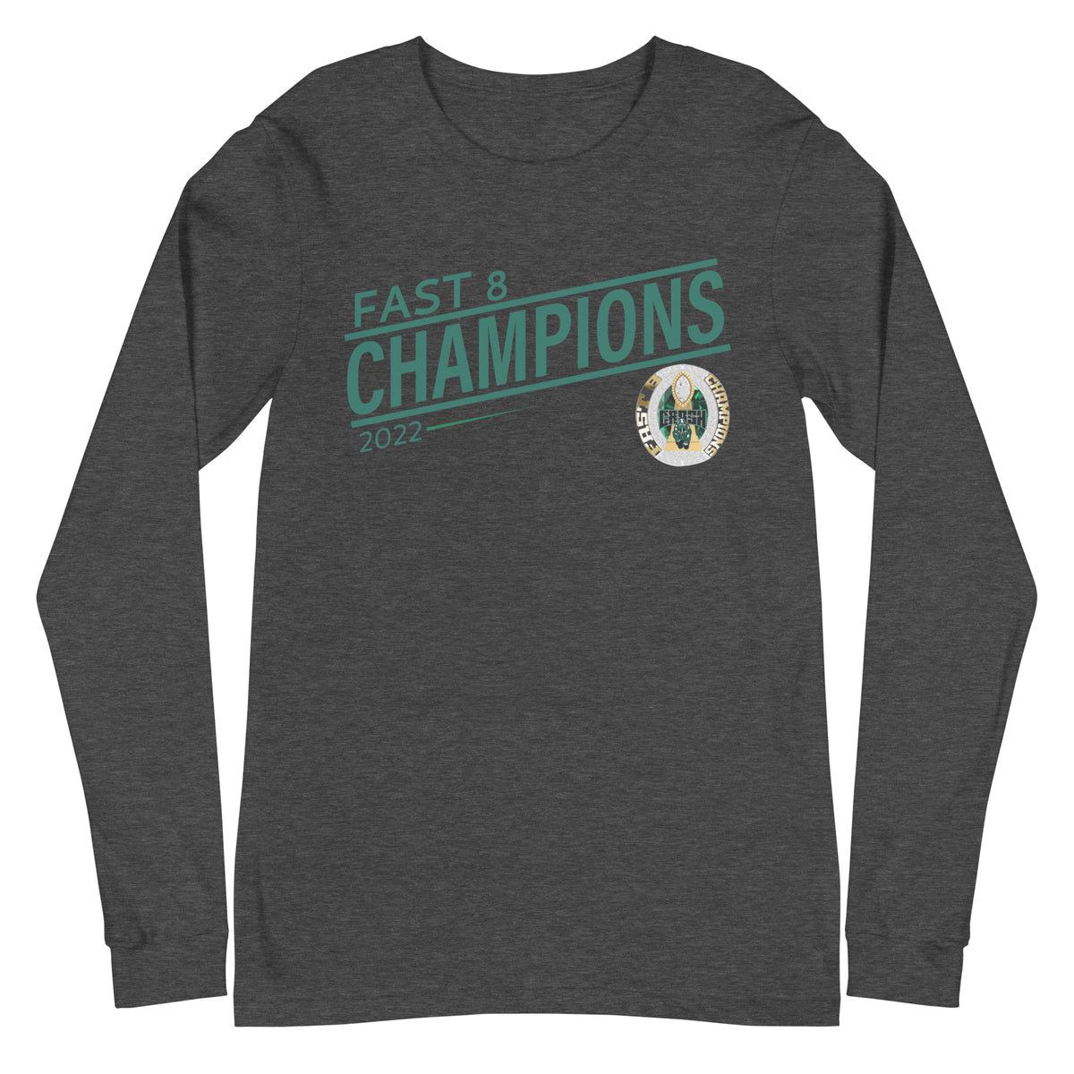 Collin County Crash Fast 8 Champions (Silver Ring) Unisex Long Sleeve Tee