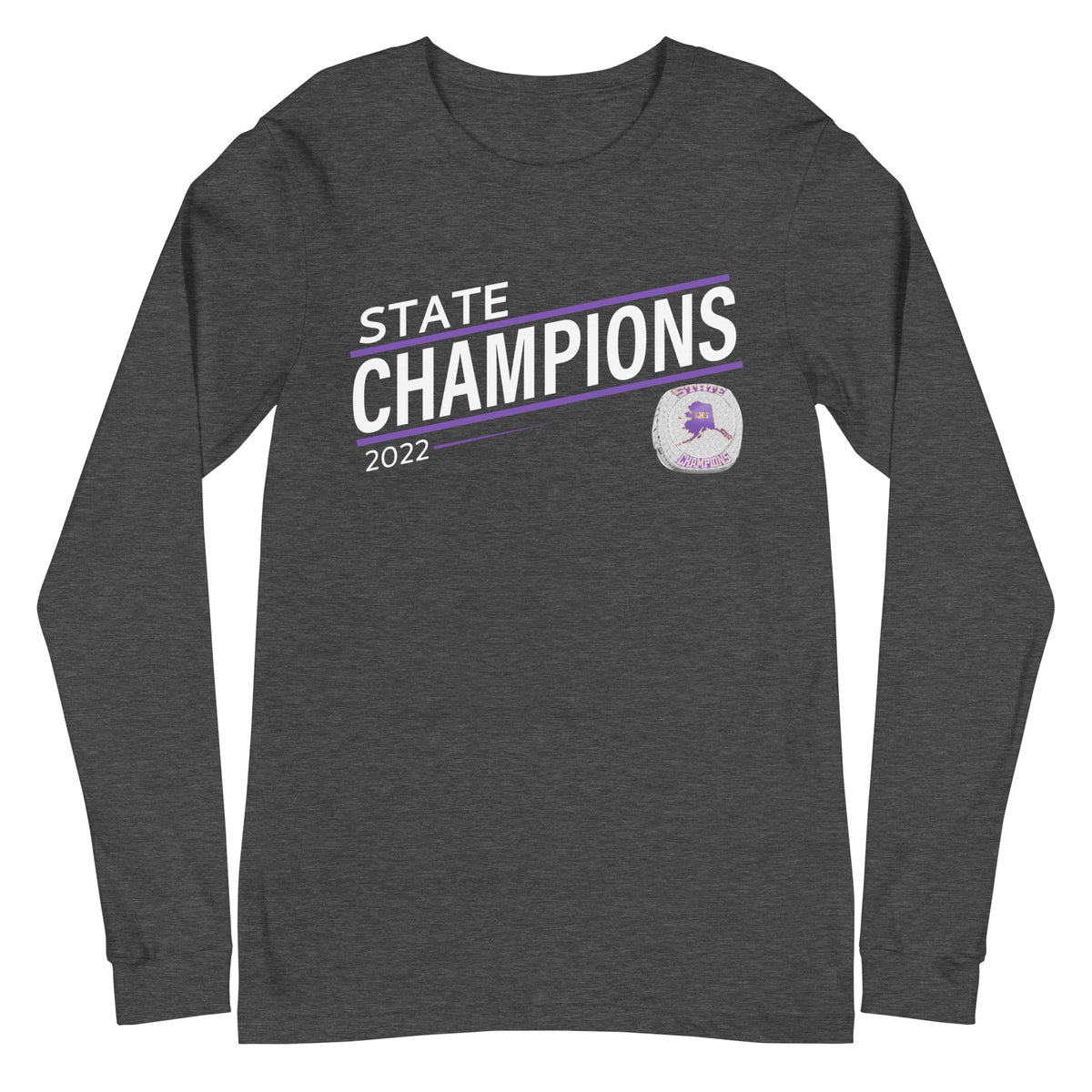 Lathrop High School 2022 State Championship Ring Unisex Long Sleeve Tee