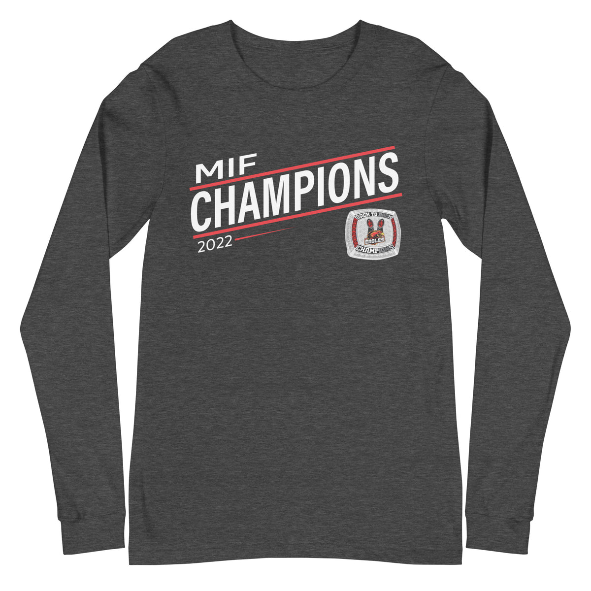 Maryland Eagles 2022 MIF Championship Ring Unisex Long Sleeve Tee