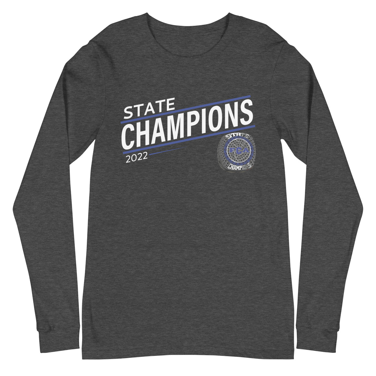 Franklin Christian Academy 2022 State Championship Ring Unisex Long Sleeve Tee
