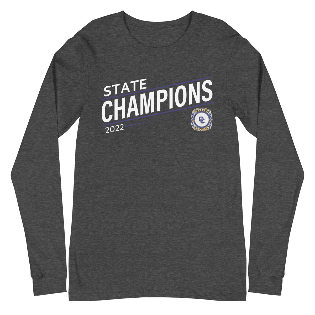 Central Catholic High School State Champions Unisex Long Sleeve Tee