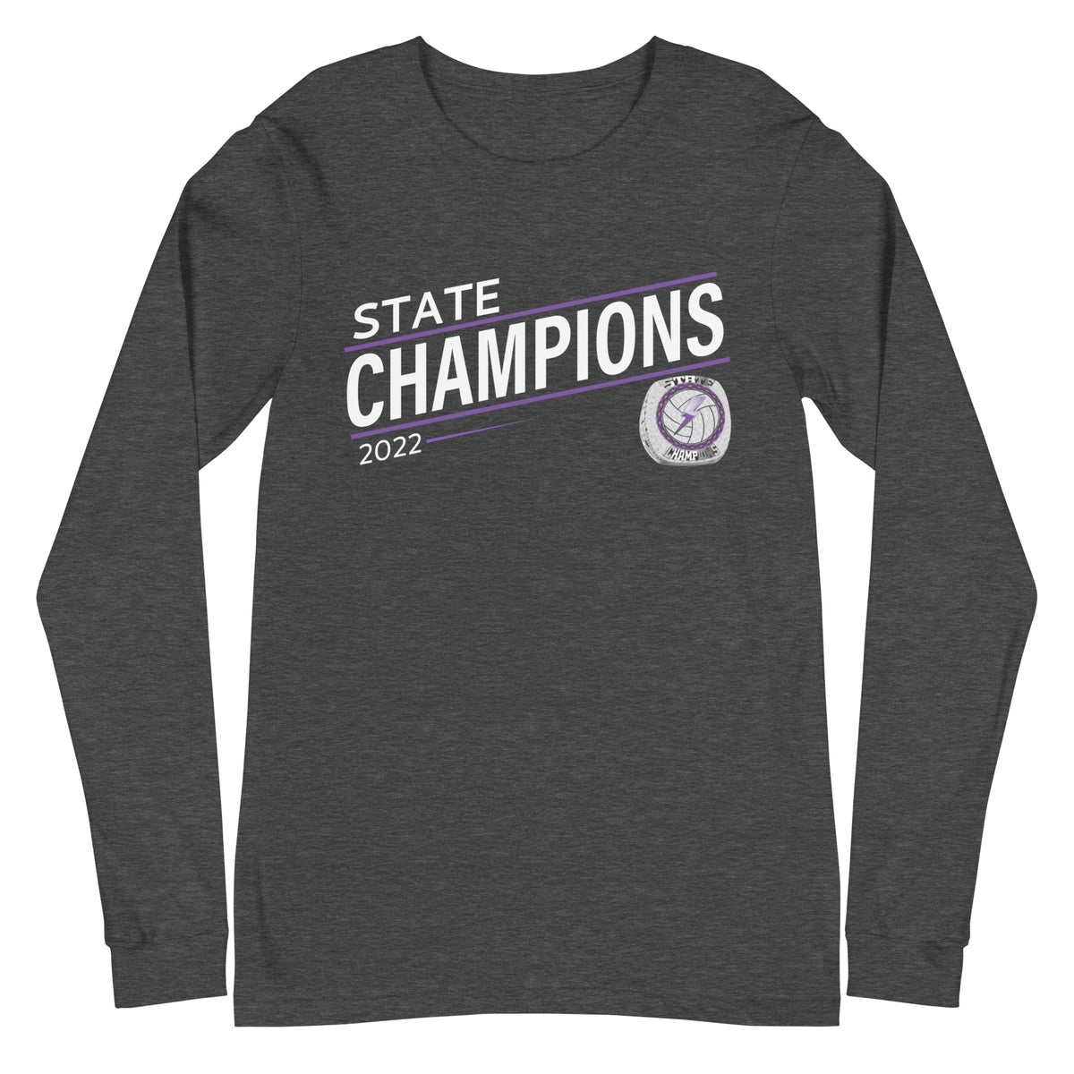 Liberty High School 2022 State Championship Ring Unisex Long Sleeve Tee