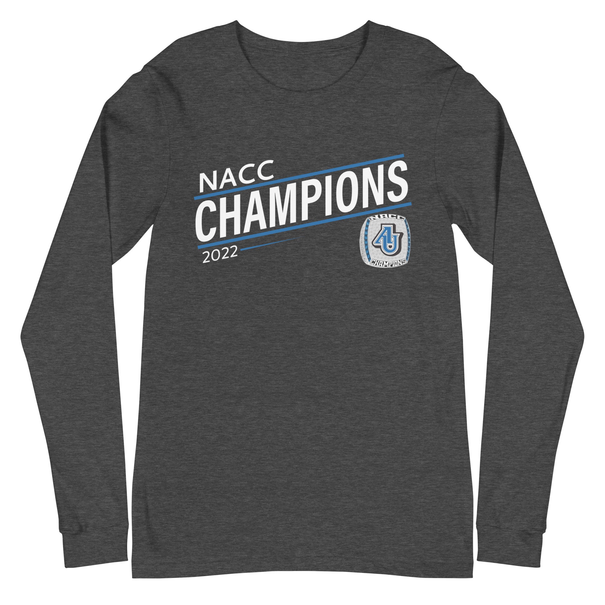 Aurora University 2022 NACC Championship Ring Unisex Long Sleeve Tee