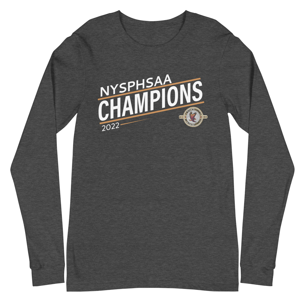 Whitney Point High School 2022 NYSPHSAA Championship Ring Unisex Long Sleeve Tee