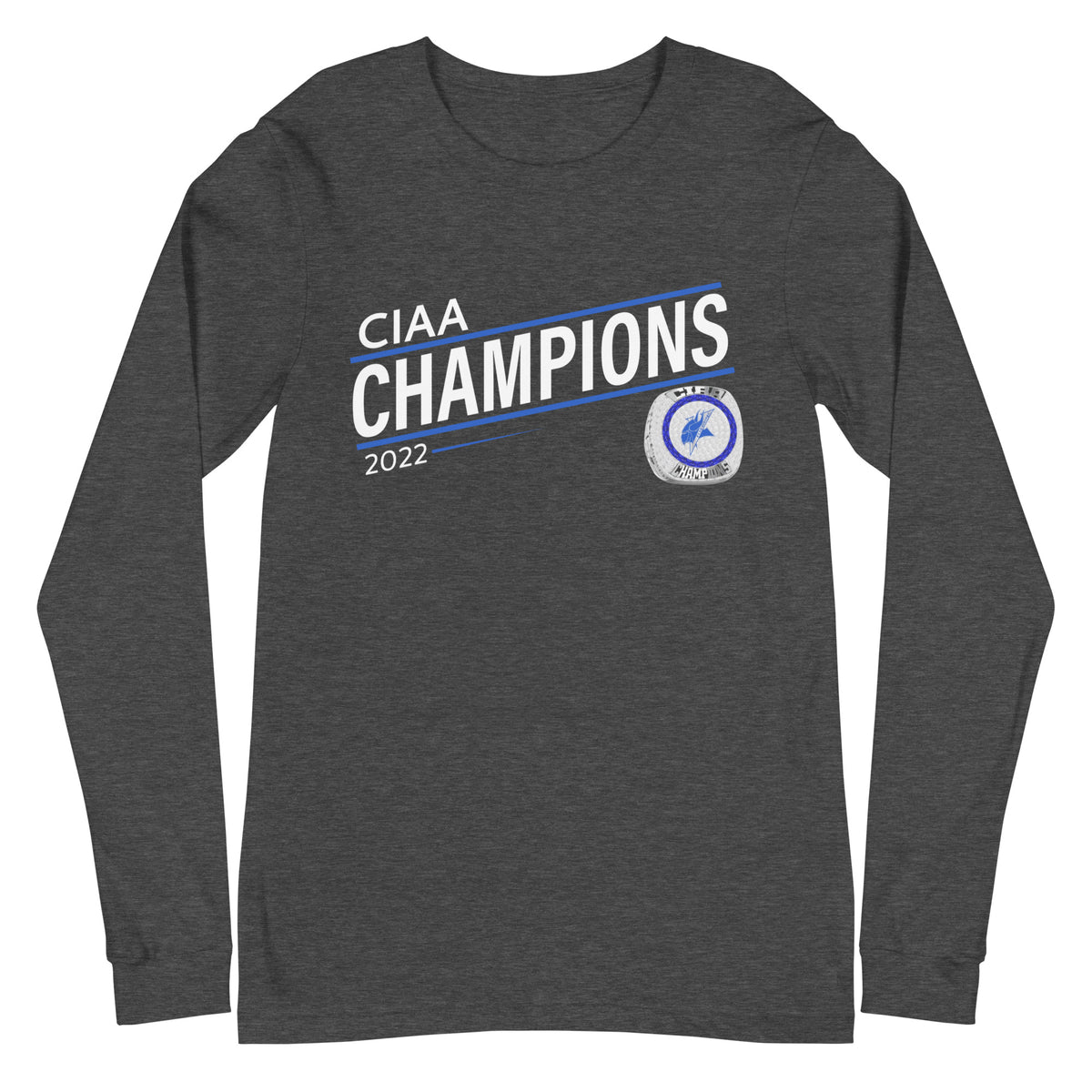 Elizabeth City State University 2022 CIAA Championship Ring Unisex Long Sleeve Tee